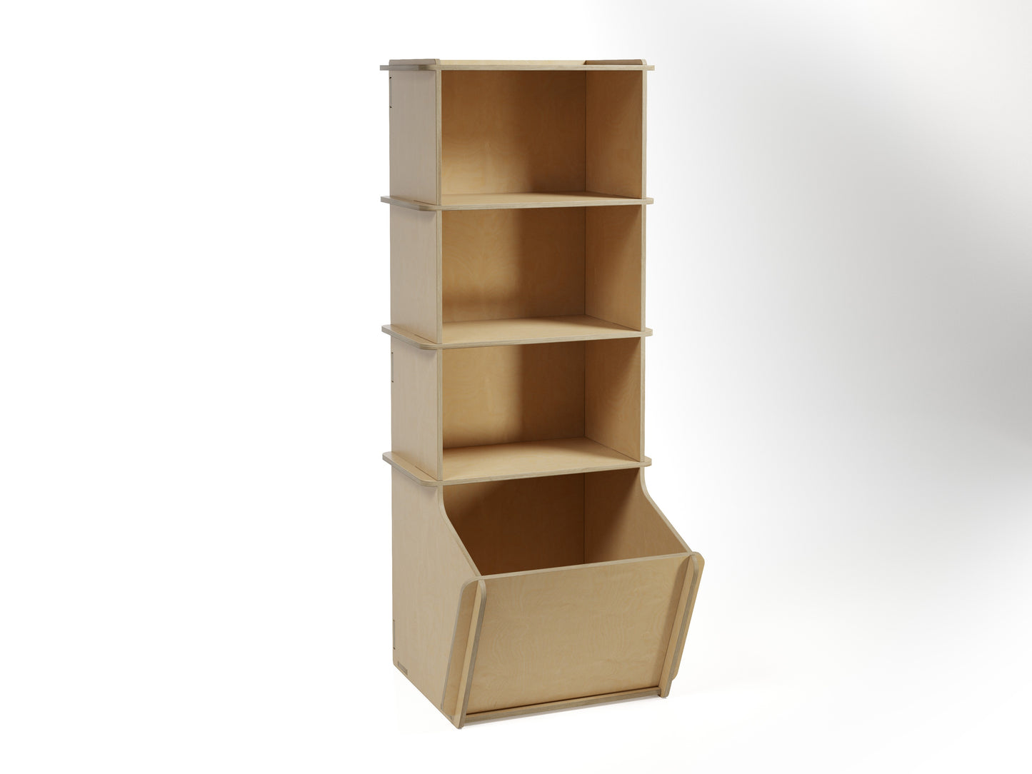 Houten speelgoedkast